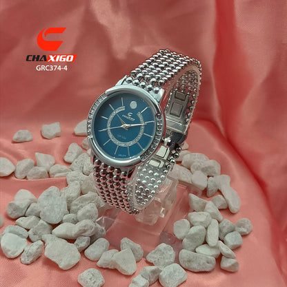 Grc374 Reloj Chaxigo Tipo Joya Metal D