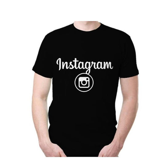 Camiseta instagram Estampada De Redes Sociales