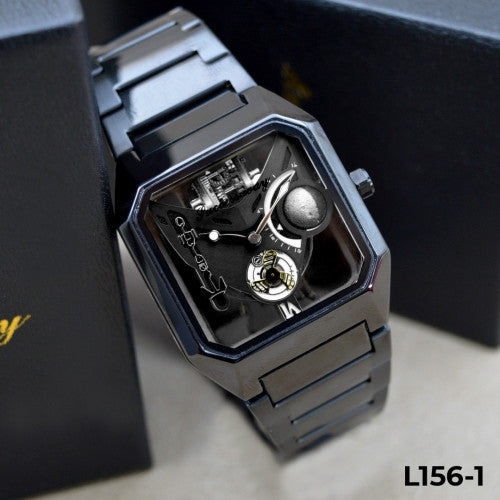 L156 Reloj Success Way Tapa Vidrio Metal