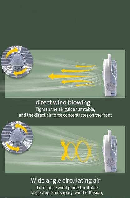 ventilador eléctrico pequeño de plástico para escritorio