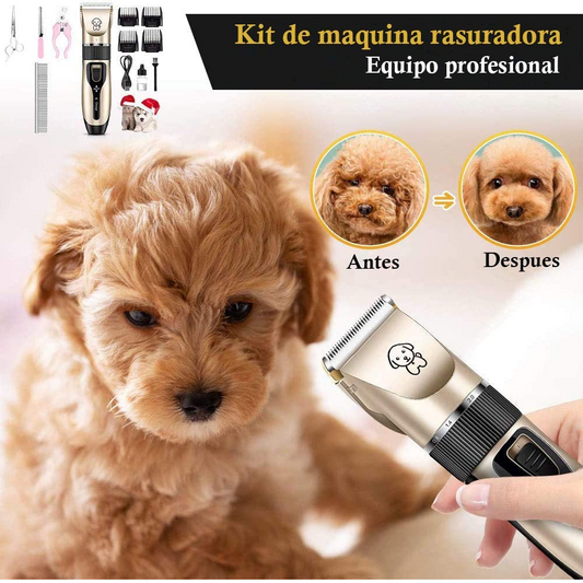 Maquina De Peluquería Canina Kit Mascota