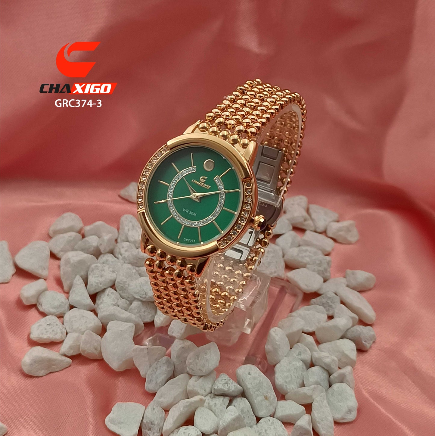 Grc374 Reloj Chaxigo Tipo Joya Metal D