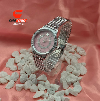 Grc374 Reloj Chaxigo Tipo Joya Metal D