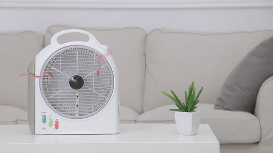 ventilador eléctrico pequeño de plástico para escritorio